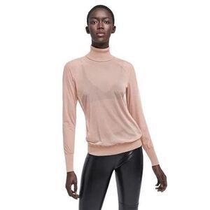 NWT Wolford Tony Pullover Turtleneck Top L